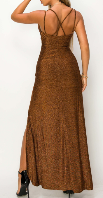 Formal Long Wrap Dress