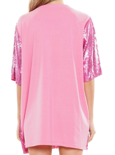 It's My Birthday Block Letter Sequin Dress
