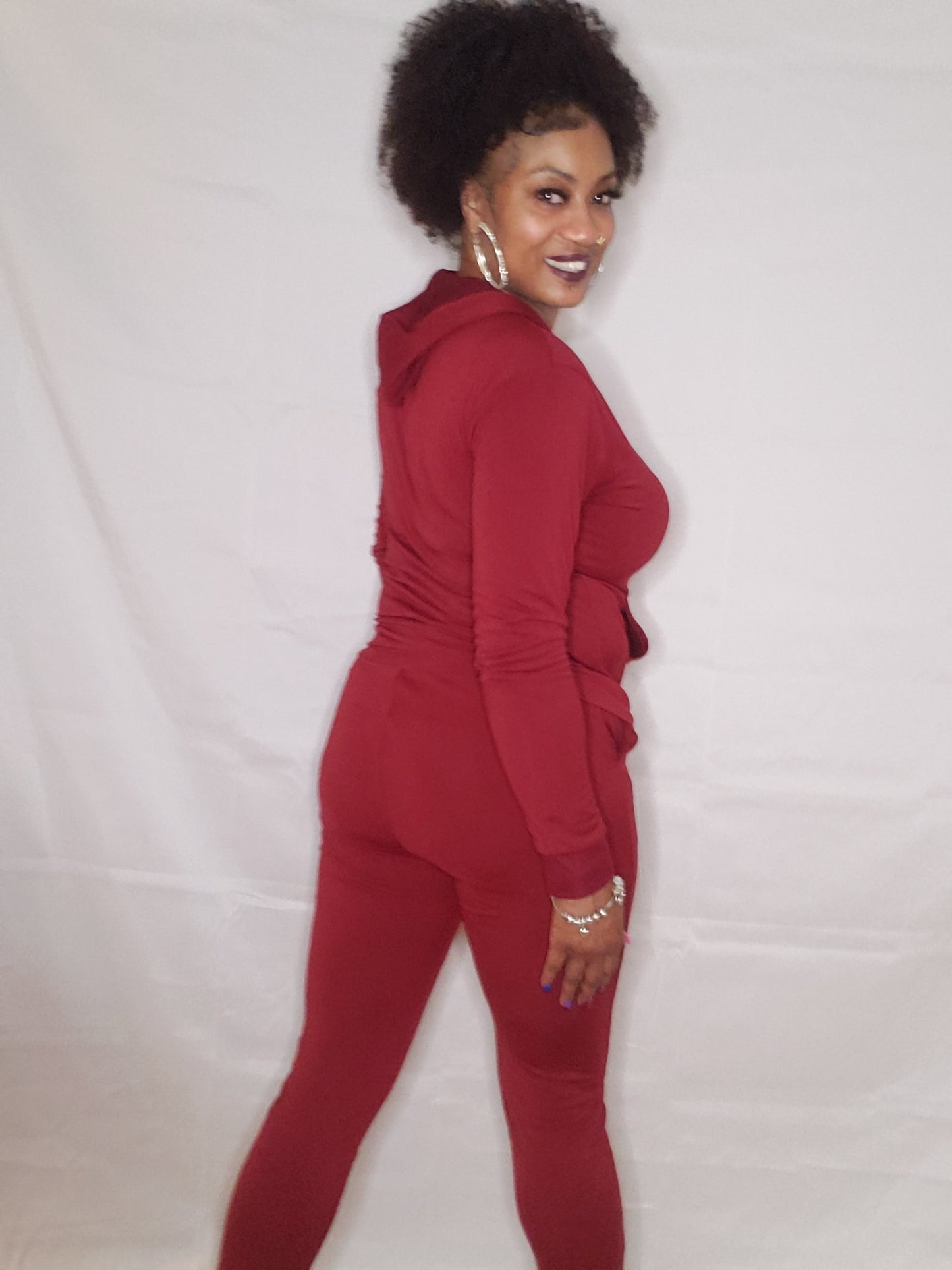 Zip-Up Hoodie Set